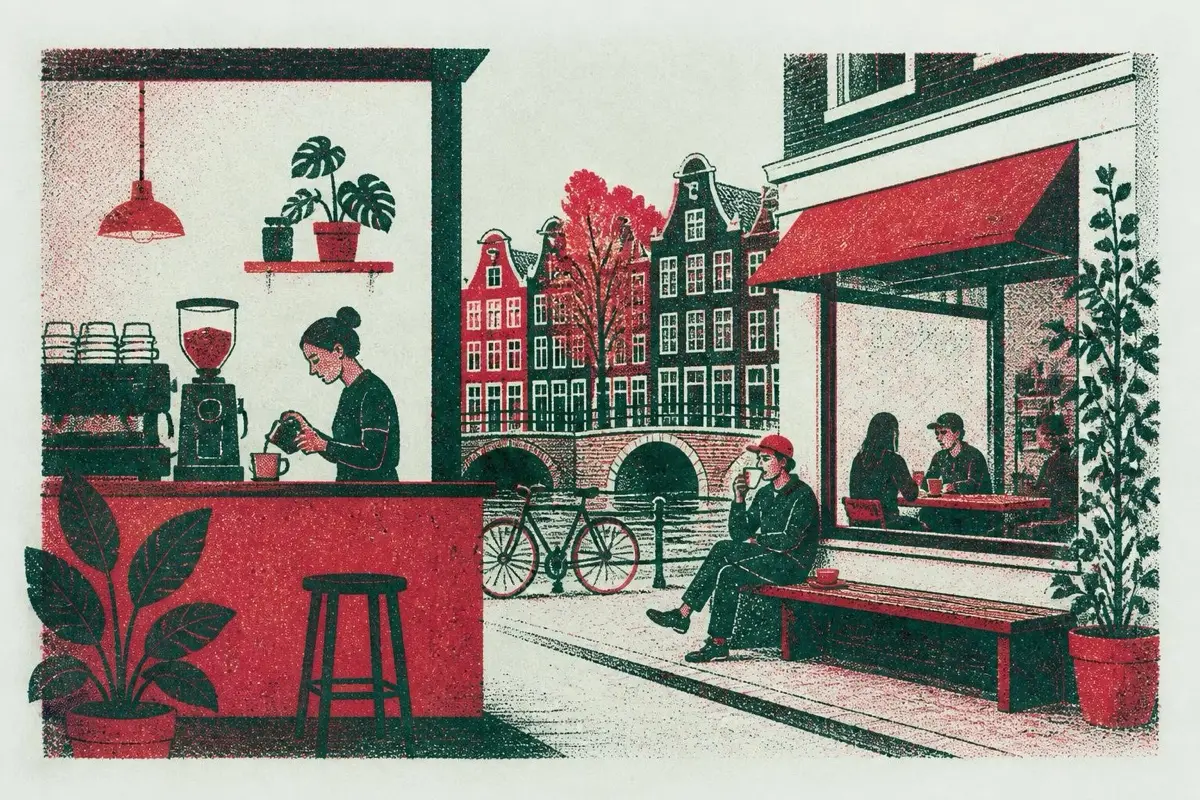 2x specialty coffee shops Amsterdam