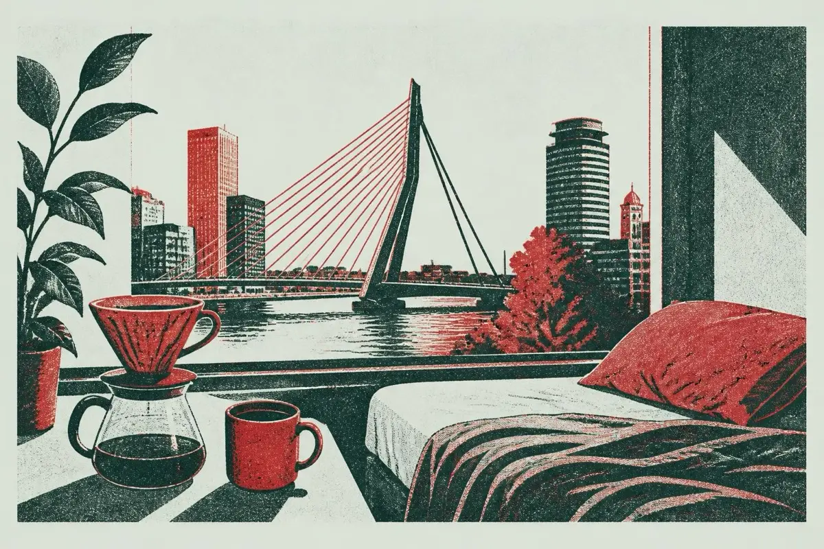 Specialty coffee & sleeping in Rotterdam