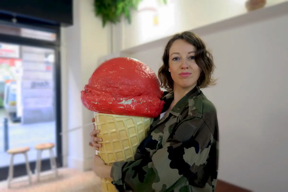 THE BIGGEST ICE CREAM