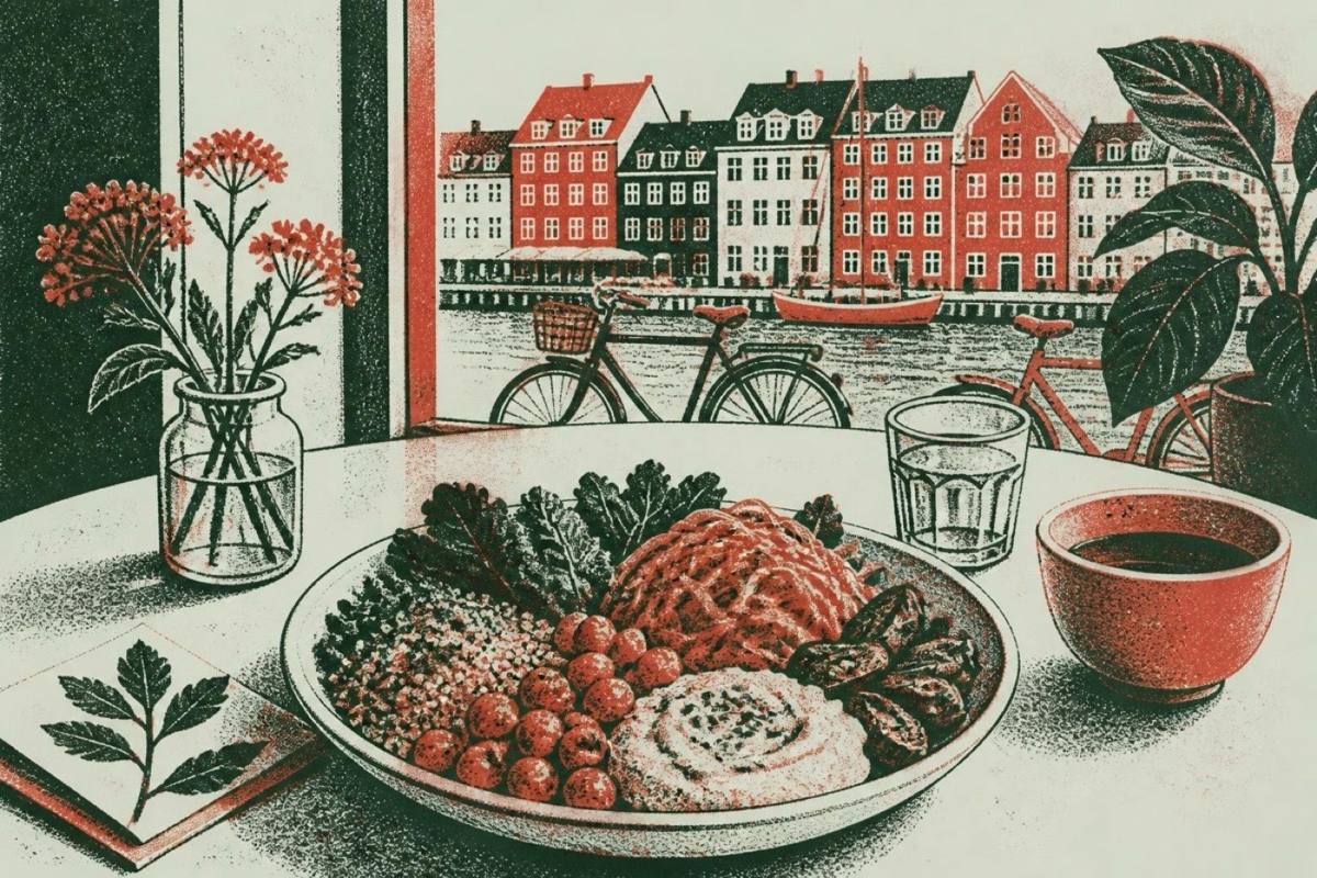 Kalaset lunch healthy vegetarian food Copenhagen
