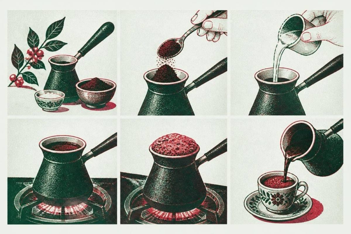 How-to brew turkish coffee