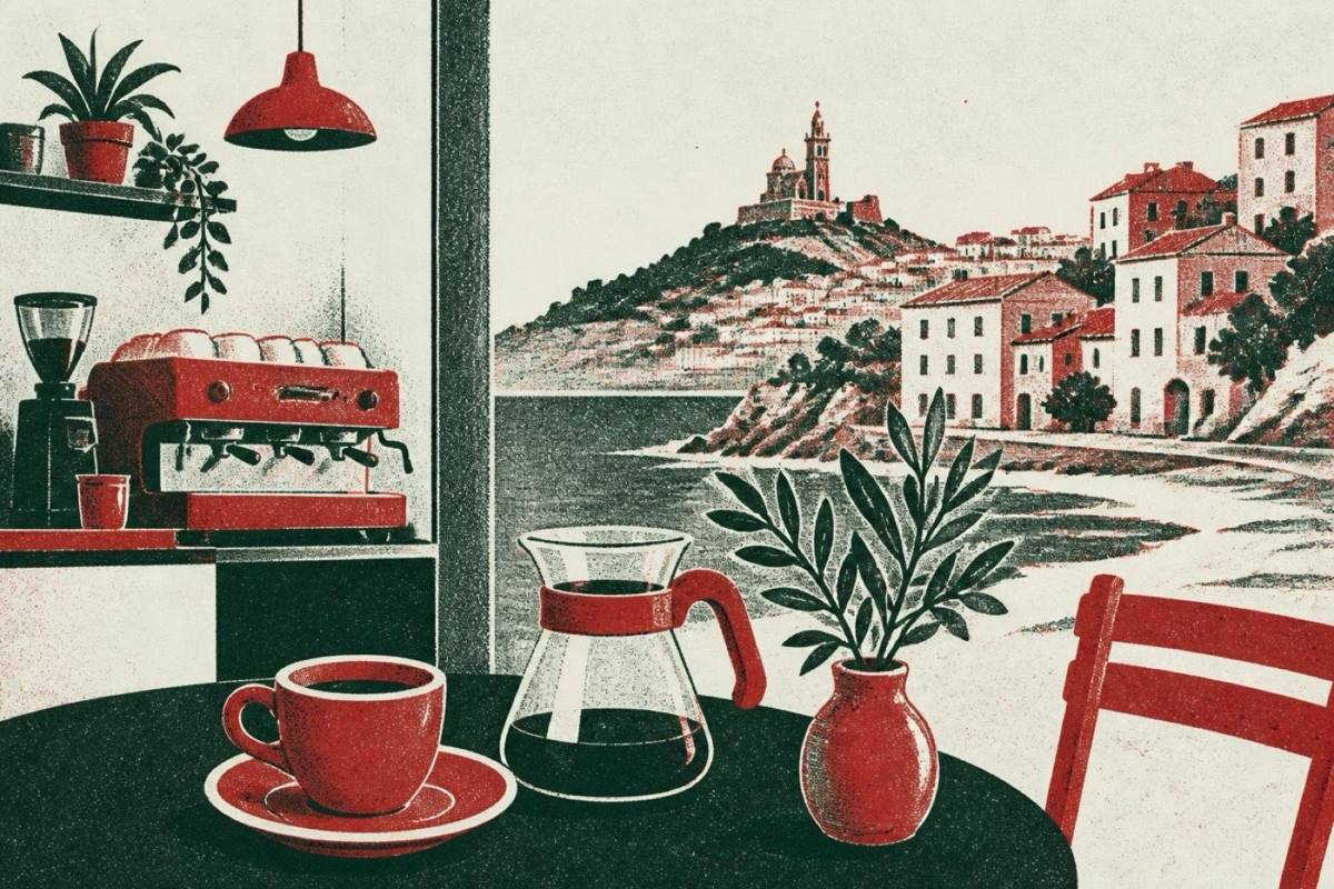Best coffee in France Marseille 7VB Café The Exploring Barista
