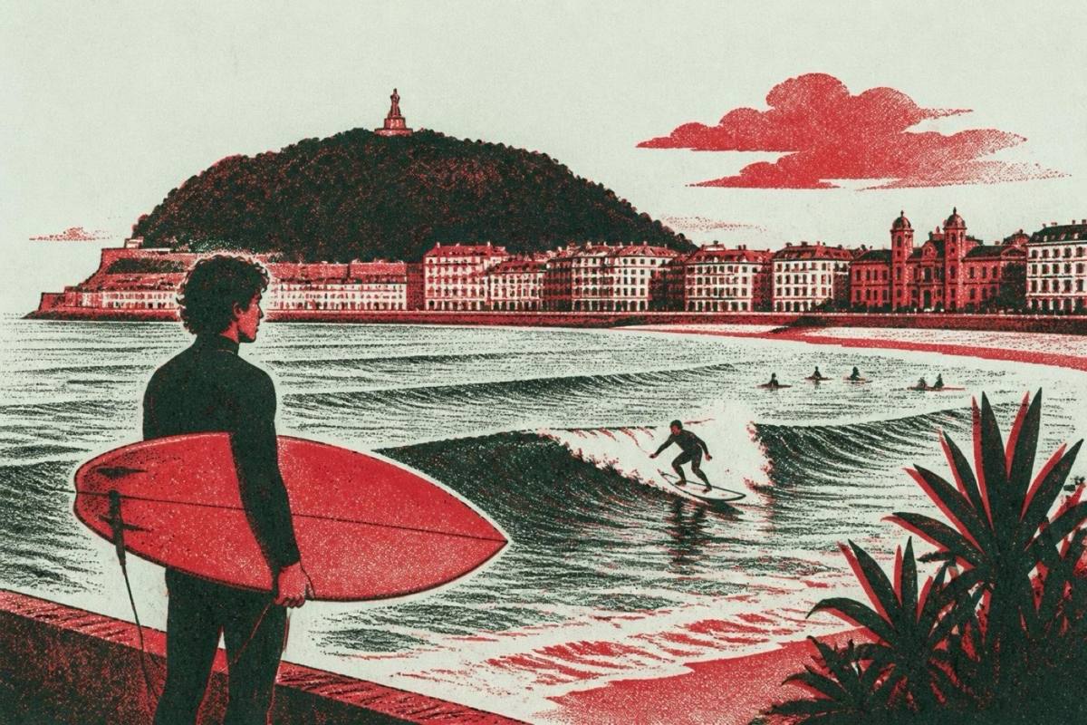 Donostia San Sebastian Surfing beach Mini city guide
