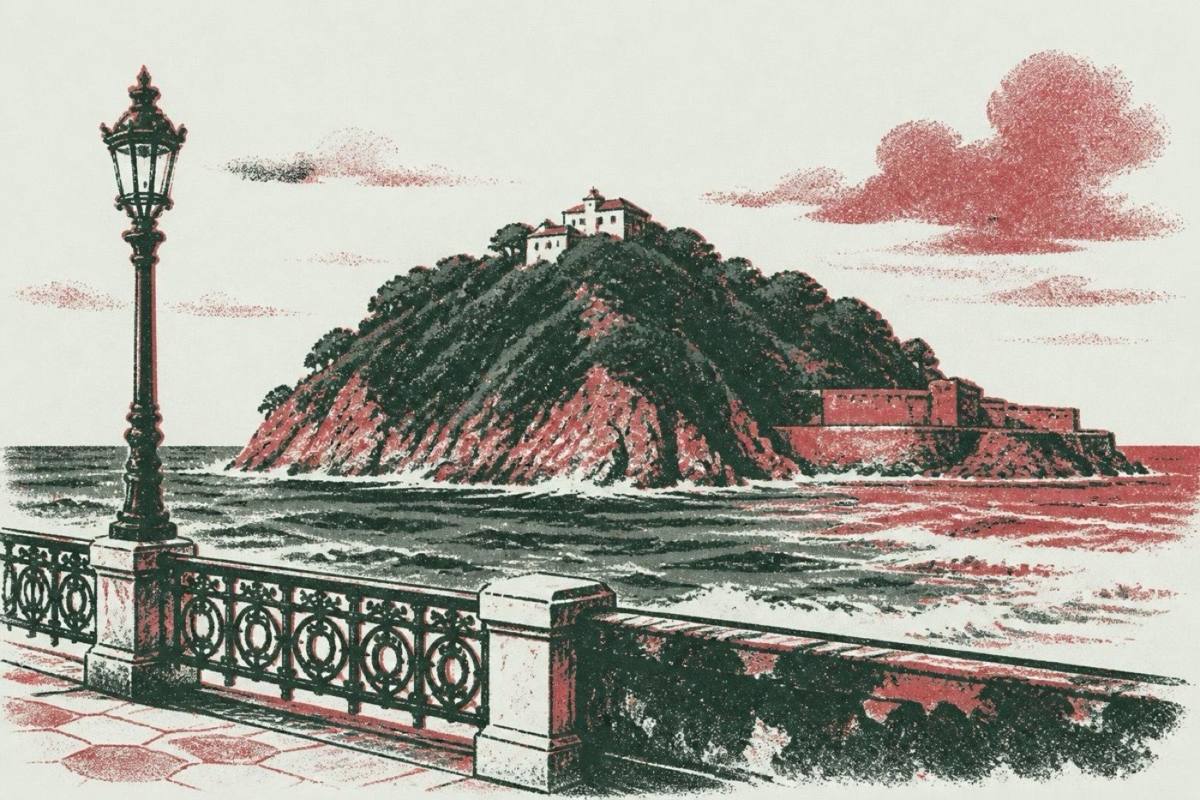 Donostia San Sebastian Coast island seaside