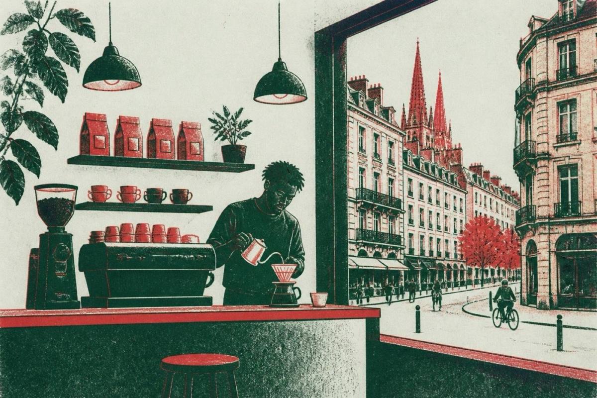 Black List Café Bordeaux specialty coffee shop France