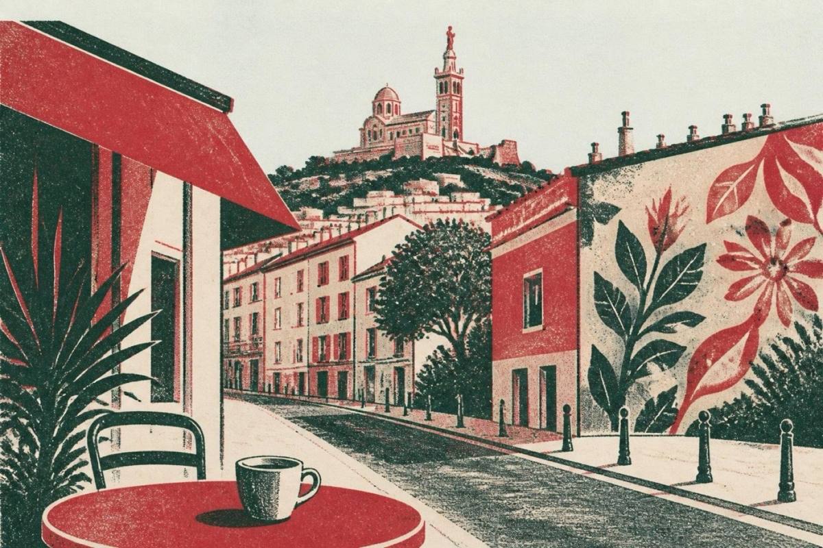Le Cours Julien neighborhood Marseille road trip France