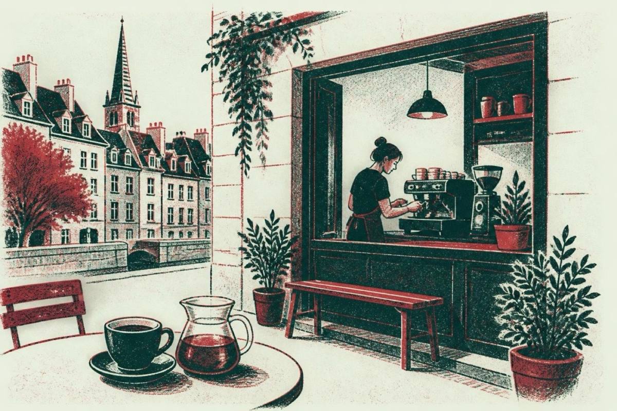 Morning Glory Café Dijon France specialty coffee shop