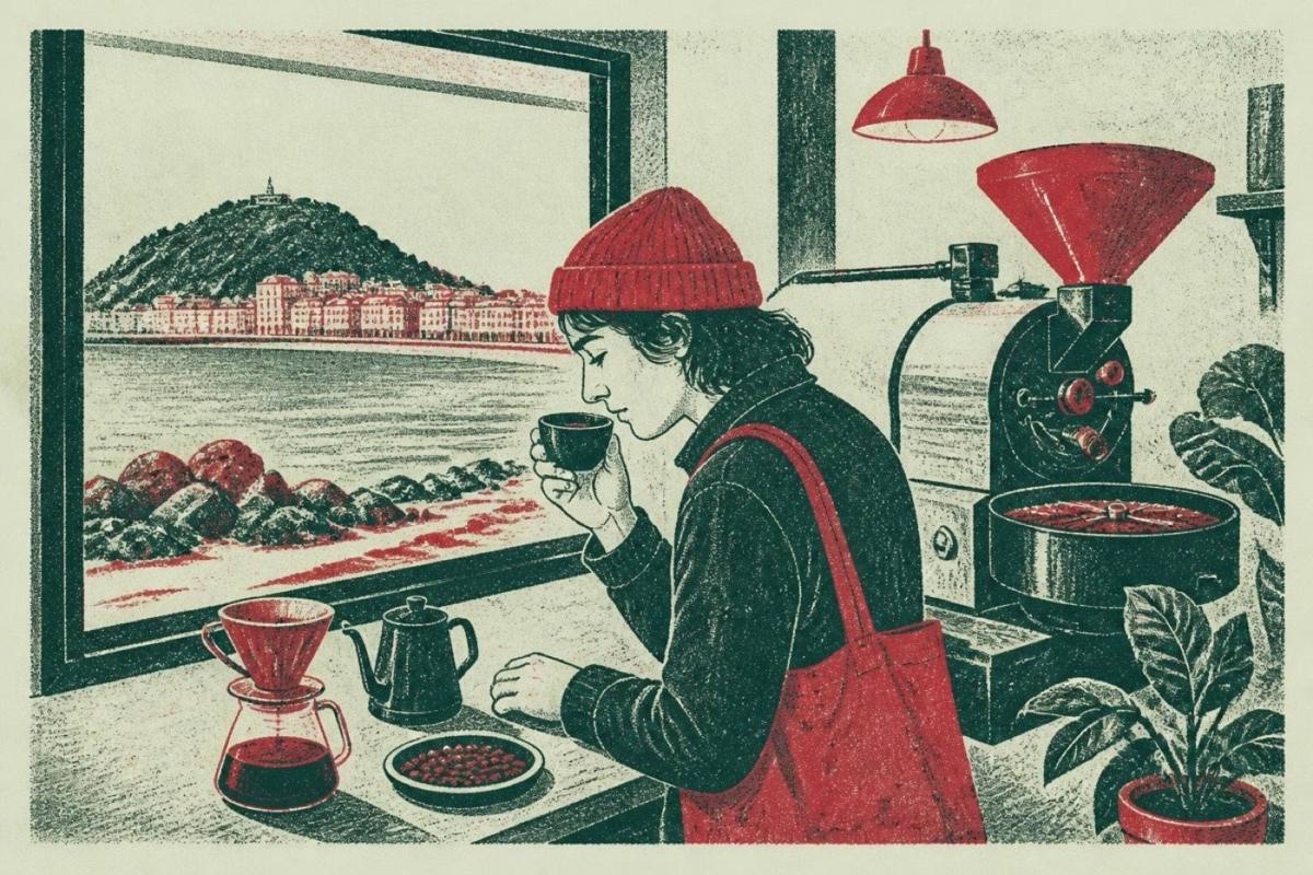 The Exploring Barista at Sakona Coffee Roasters San Sebastian