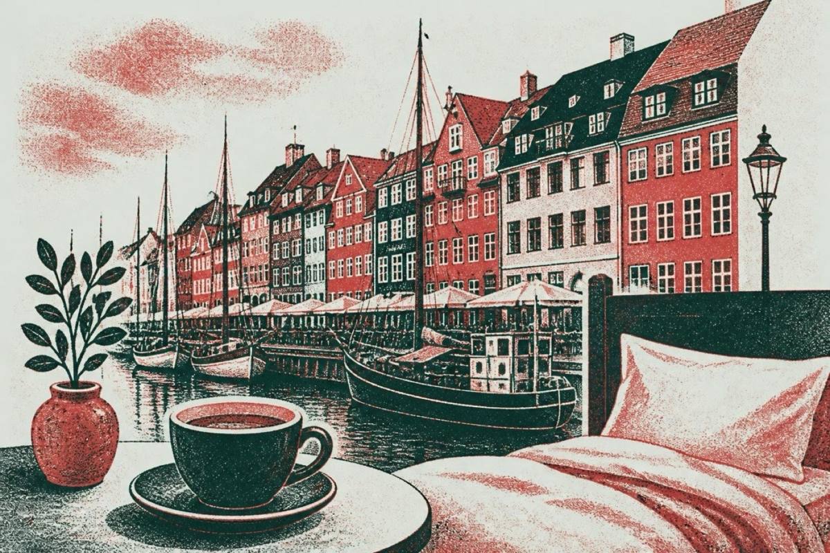 Best coffee and sleep in Copenhagen guide Nyhavn
