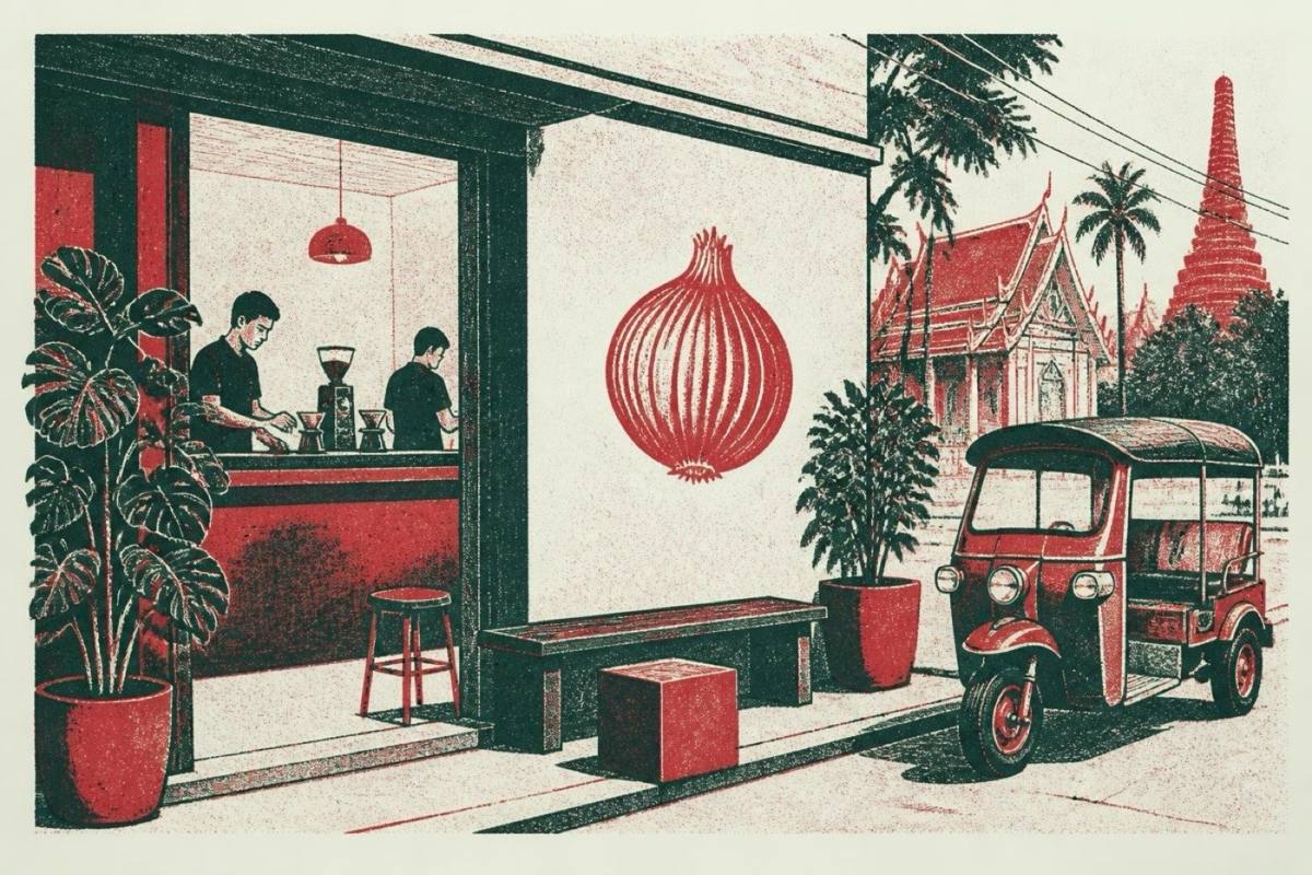 Onion specialty coffee Bangkok Thailand best café