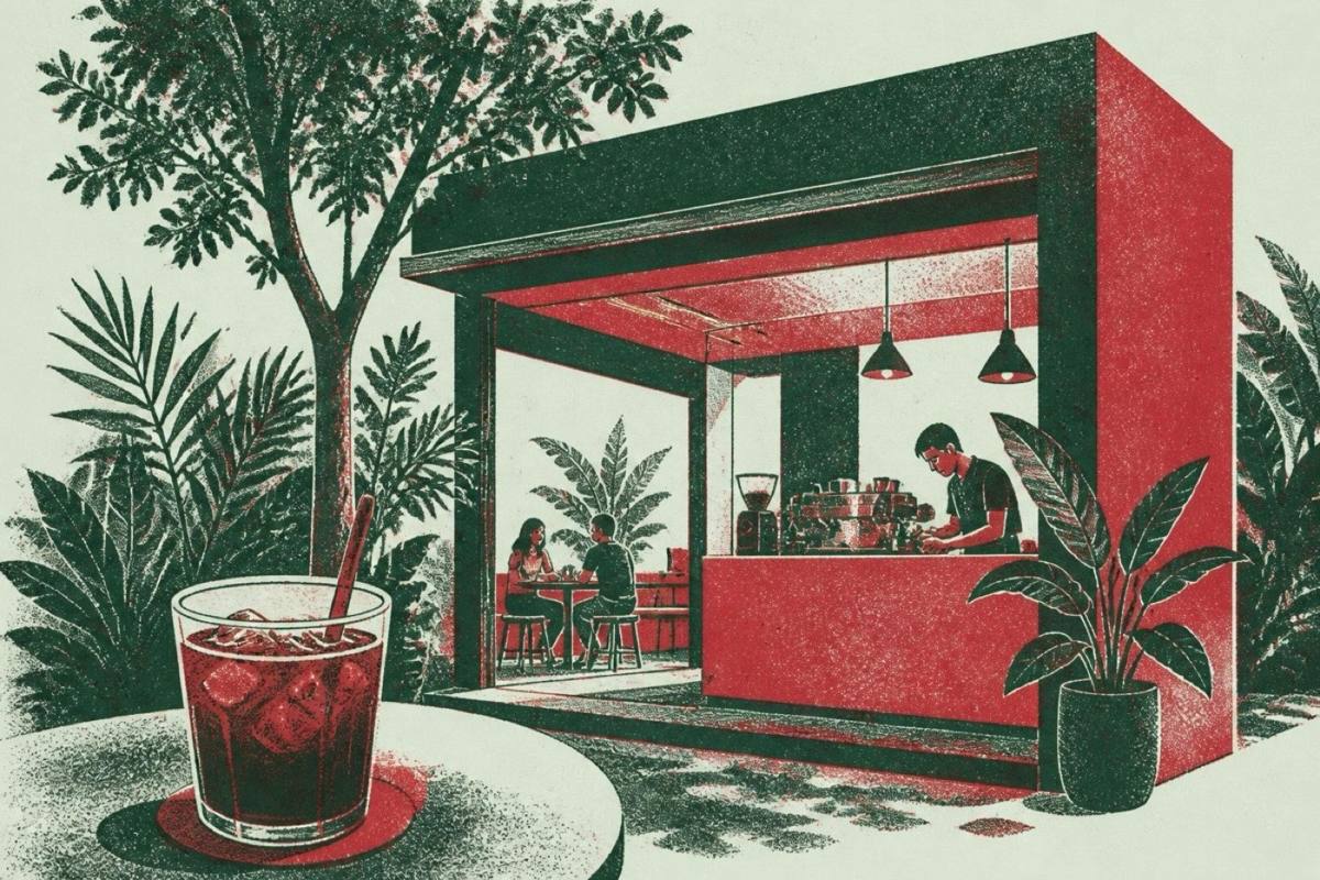 Cold brew ROOTS BKK specialty coffee shop best coffee Bangkok Thailand