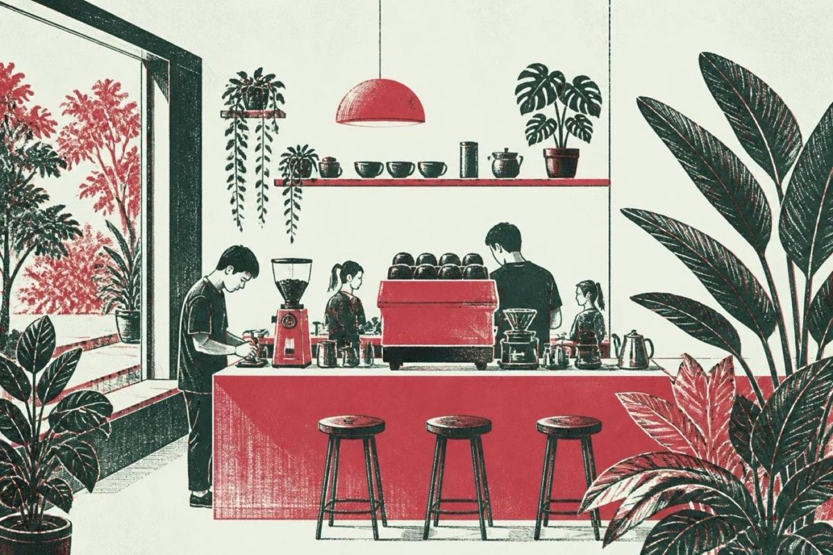 One Half x Ilaika coffee shop best specialty coffee Kuala Lumpur Malaysia