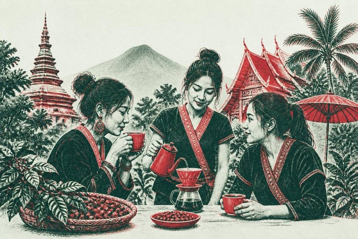 Three Nakhanik specialty coffee guide Chiang Mai Thailand
