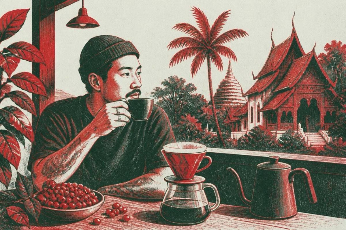 Lee on INK coffee chiang mai thailand guide