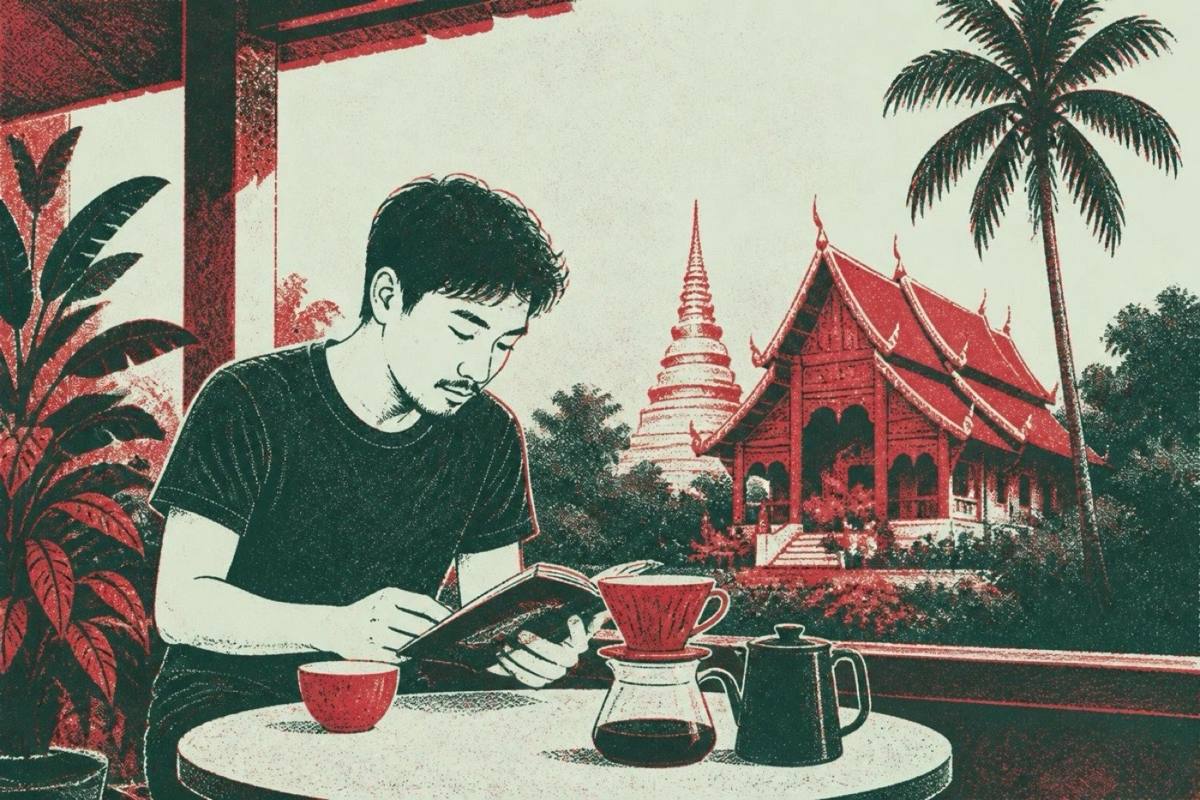 Lee on INK coffee chiang mai thailand guide
