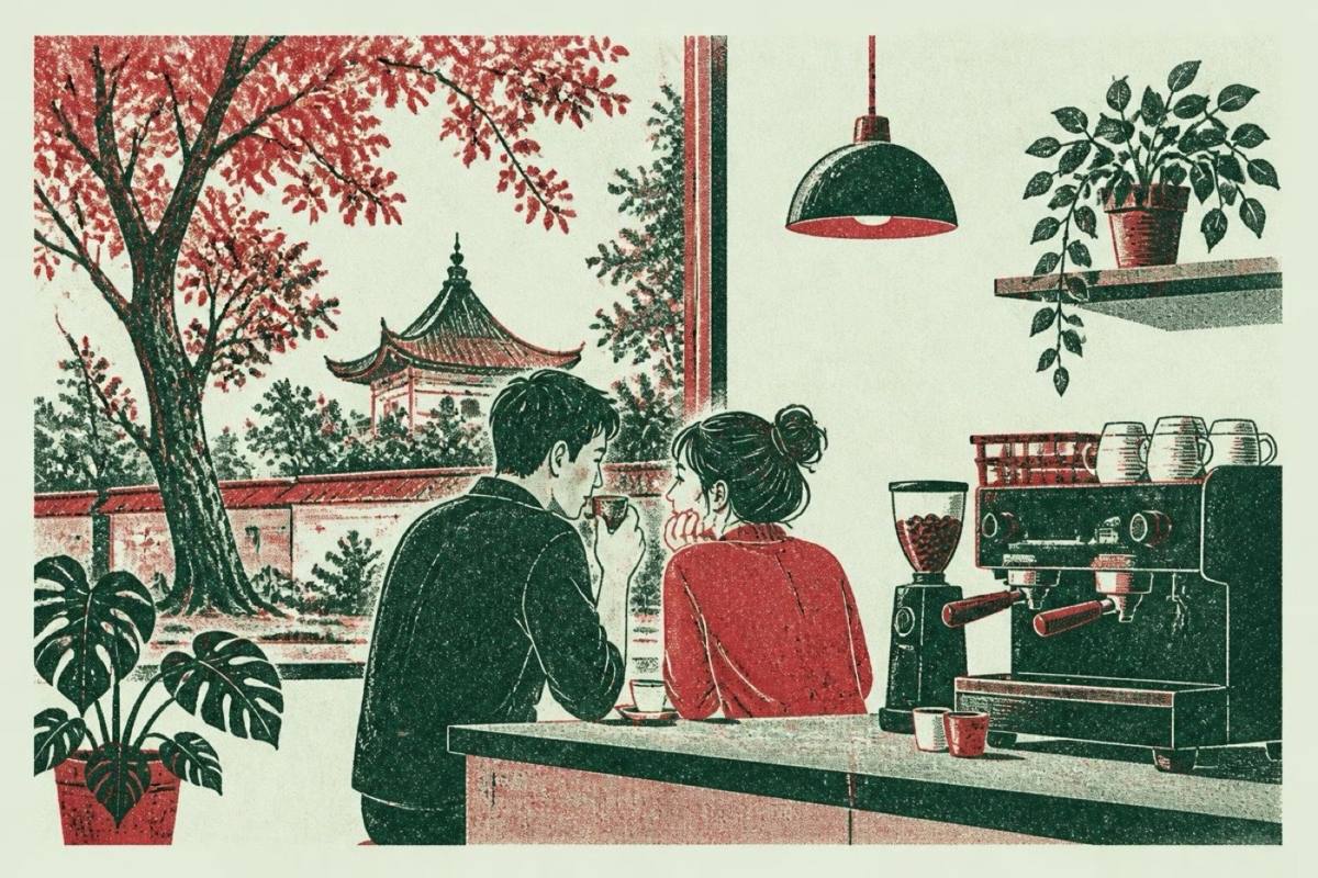 Coffee and Couple Shilin district specialty coffee café Taipei Taiwan espresso