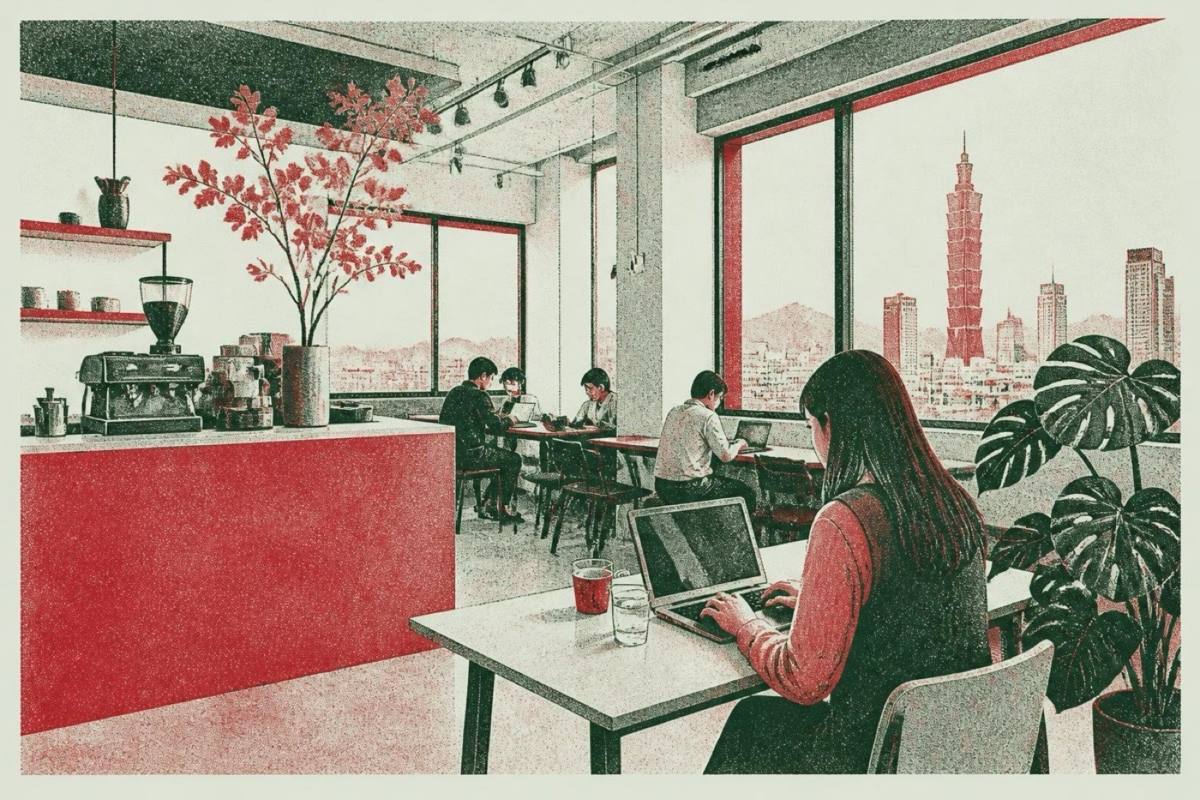 Co-working space Project 0.1 specialty coffee café instagrammable Taipei Taiwan
