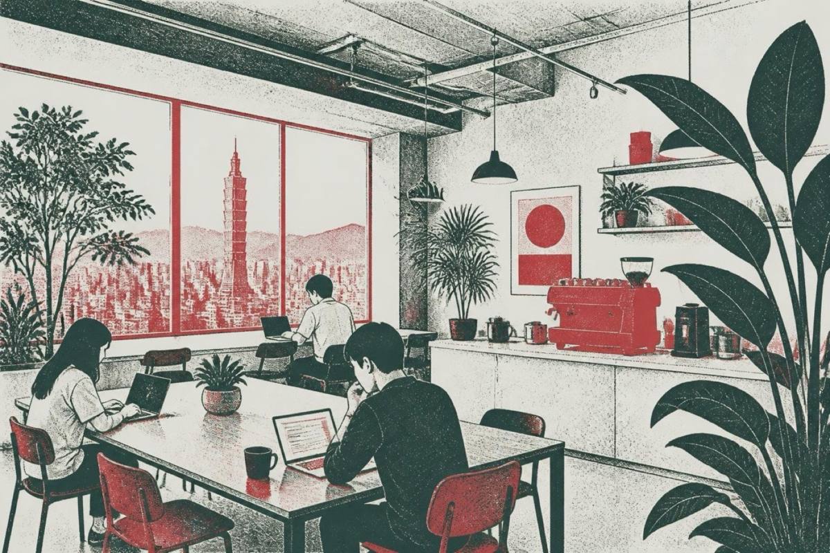 Co-working space Project 0.1 specialty coffee café instagrammable Taipei Taiwan